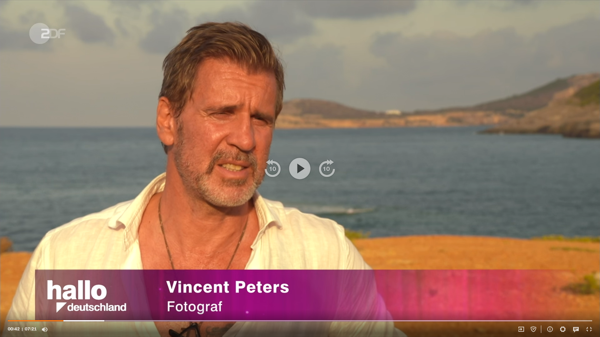 ZDF: Starfotograf Vincent Peters große Inselliebe