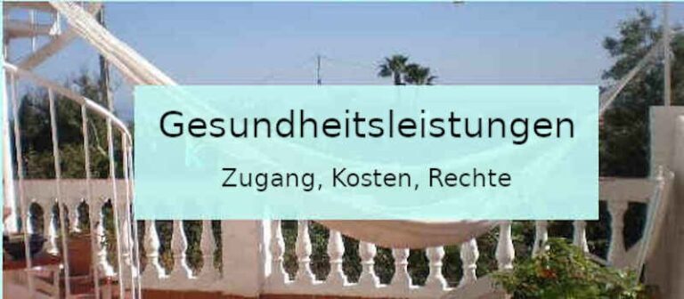 Die Gesundheitsleistungen in Spanien