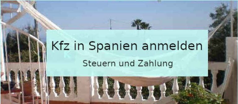 KFZ in Spanien anmelden