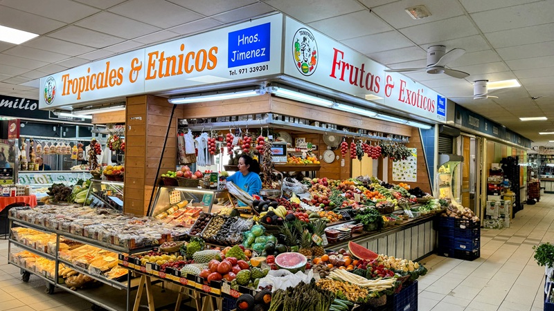 Die besten Lebensmittelmärkte und Markthallen auf Ibiza