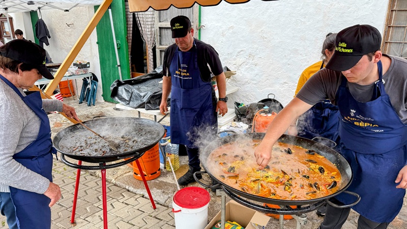 Feria de la Sèpia 2025: Ein regnerischer Start