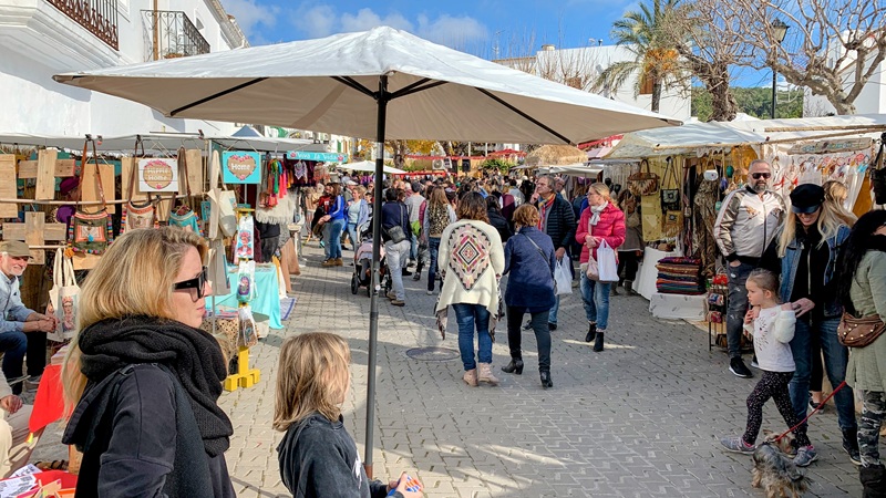 Der Hippiemarkt in Sant Joan