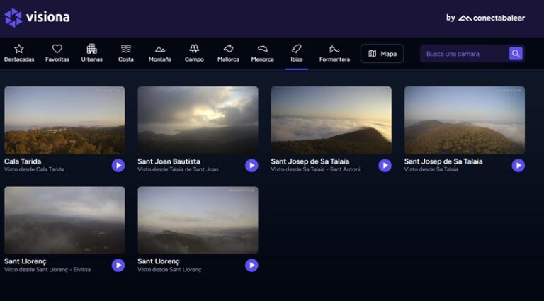 Ibiza Live-Webcams von Visiona