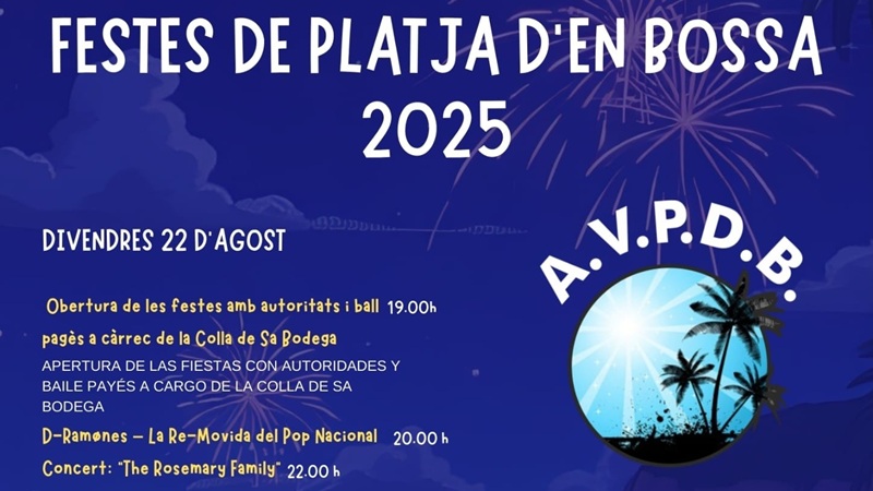 Festes de Platja d’en Bossa 2025